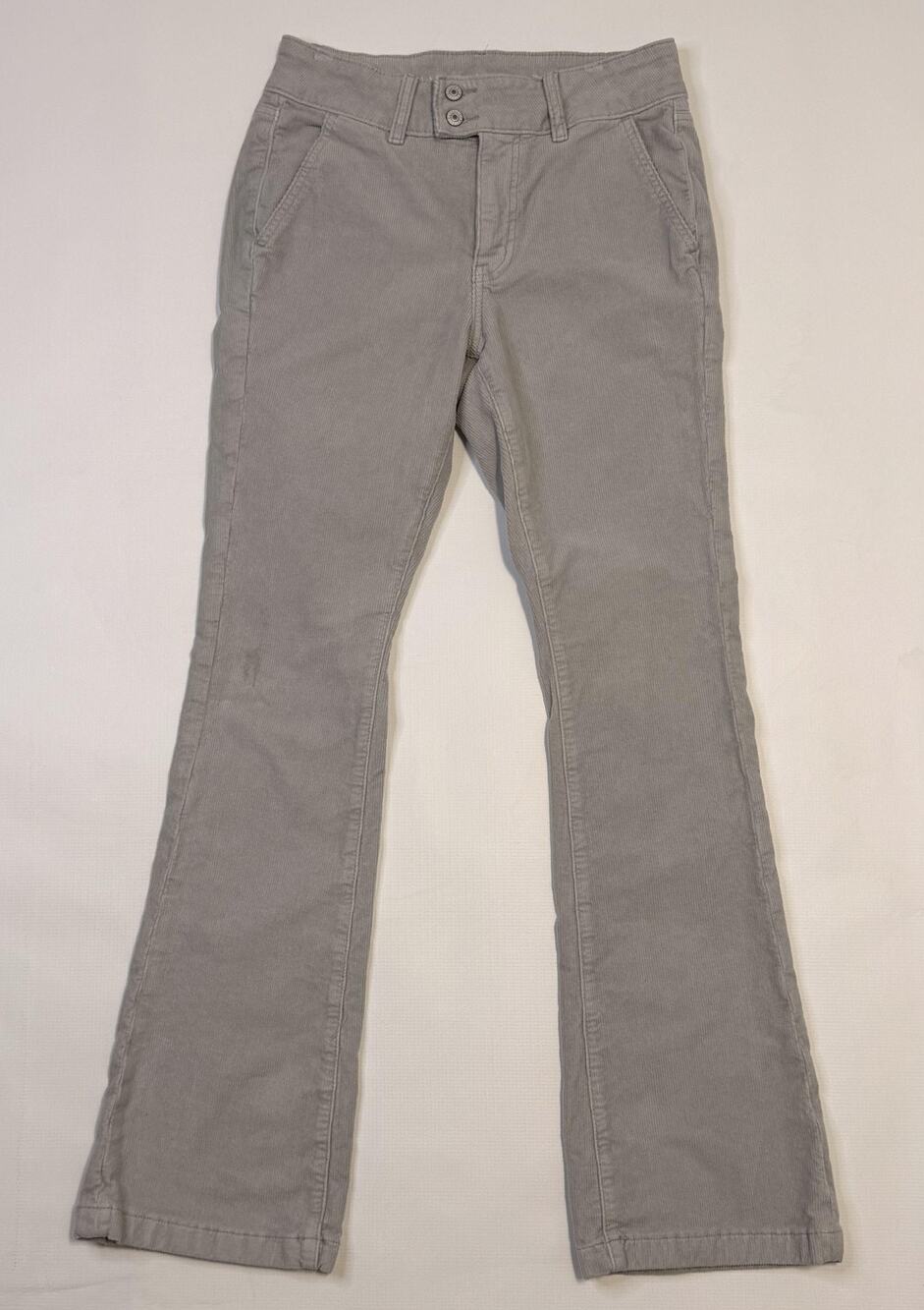 American Eagle Outfitters Pants Womens 6 Gray High Rise Kick Boot Corduroy
